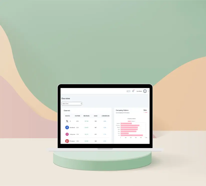 This project involved the creation of a fully custom marketing platform web app, developed from scratch in collaboration with another developer. The frontend was built using JavaScript and NextJS, with MySQL for the database and Tailwind CSS for styling. This comprehensive collaboration ensured a robust, responsive, and visually appealing web application tailored to meet the client's marketing needs.